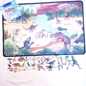 Dinosaur Figures with Play Mat